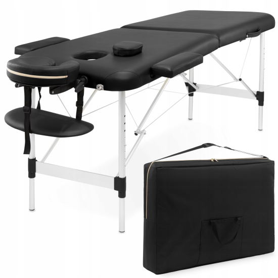 Купить Массажный стол  4FIZJO Massage Table Alu W70 Black в Киеве - фото №1